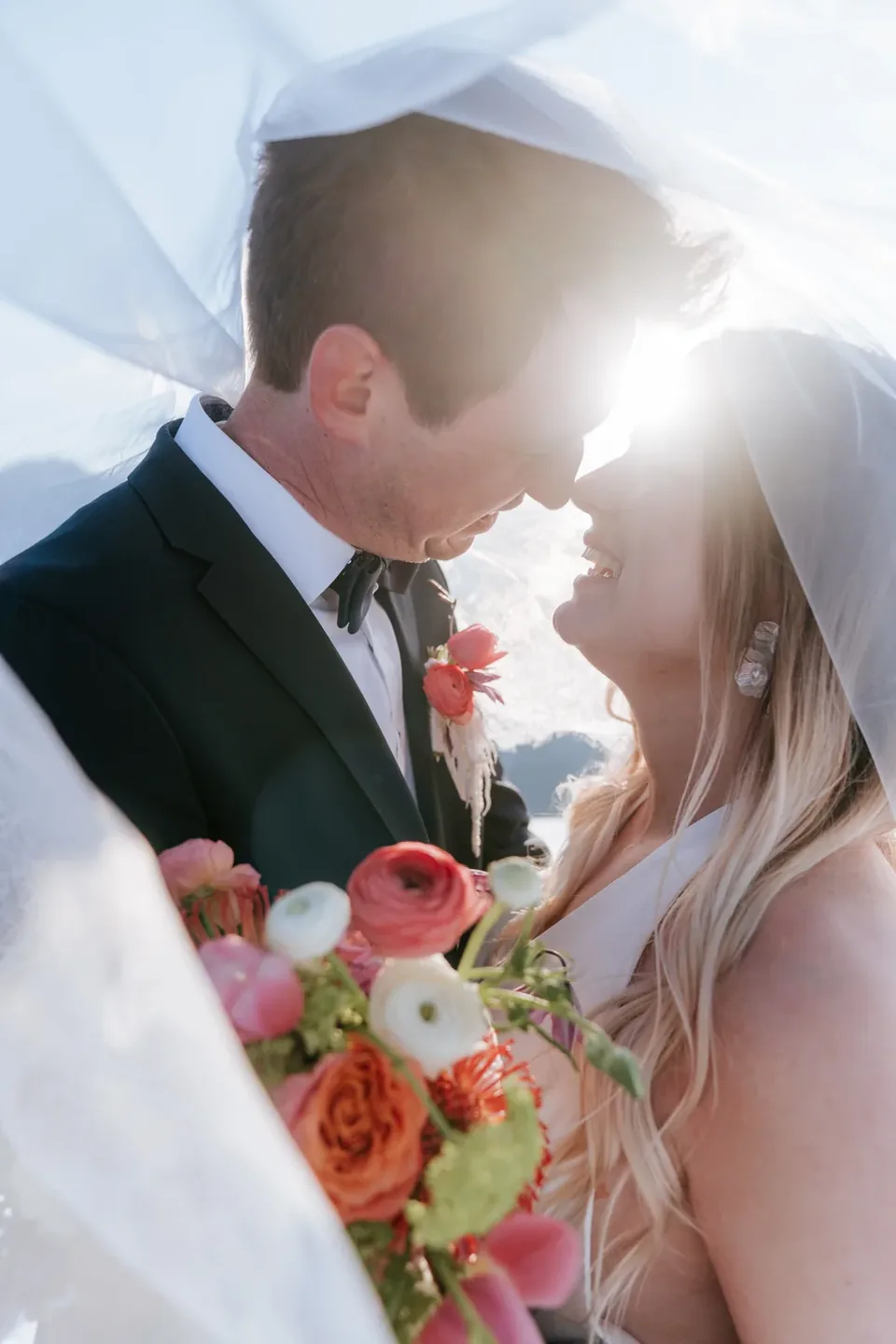 A Winter Ski Elopement in the Dolomites