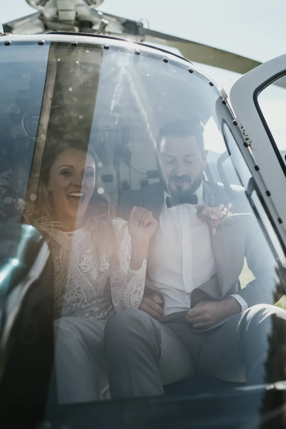 Adventure Helicopter Elopement in the Dolomites