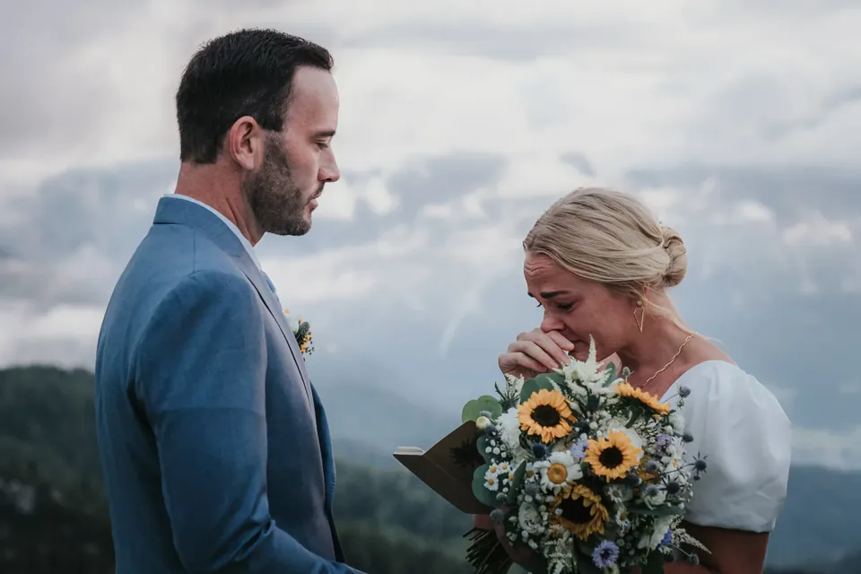 A Passo Giau Meadow Elopement in the Dolomites