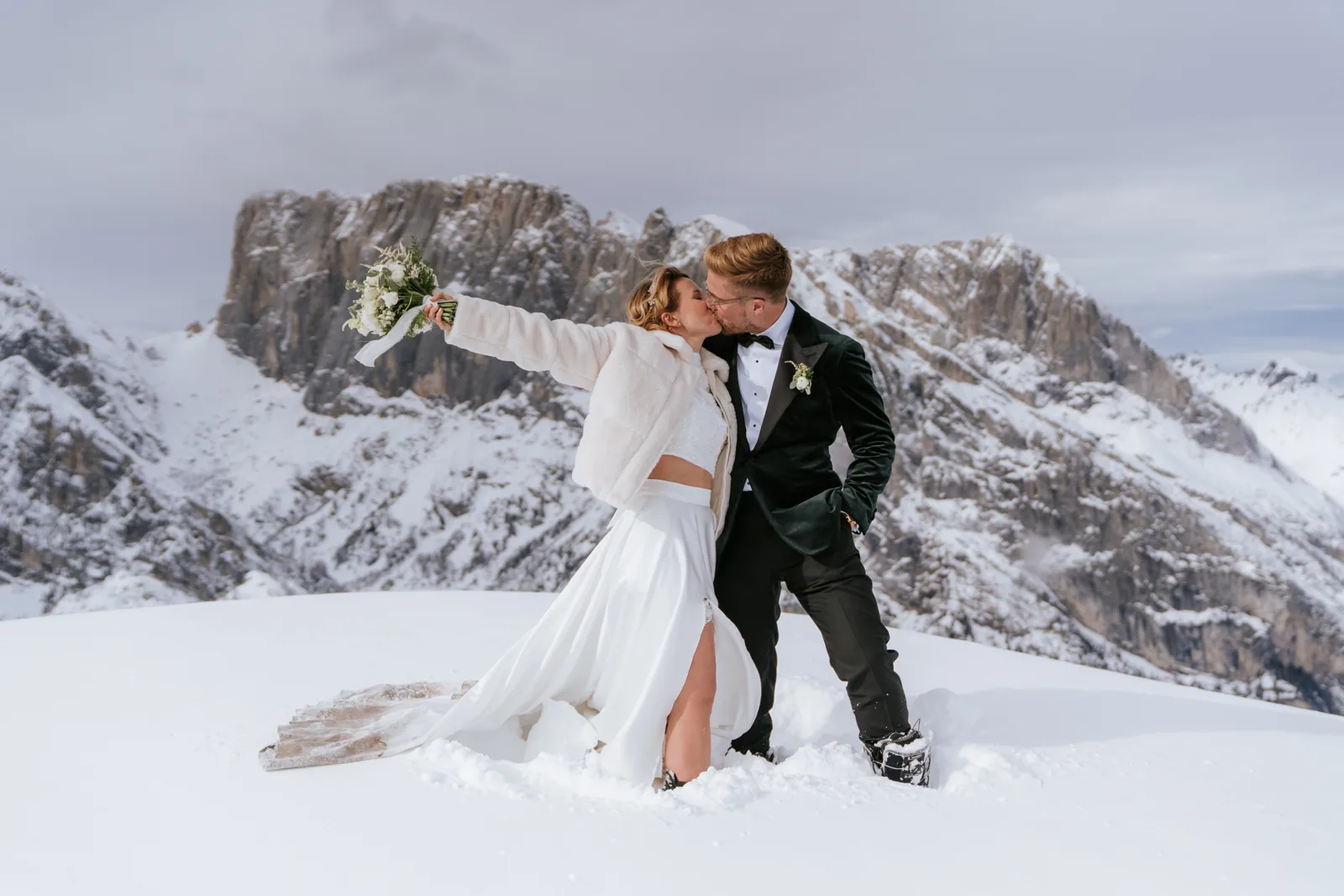 A Winter Wedding in Val Gardena