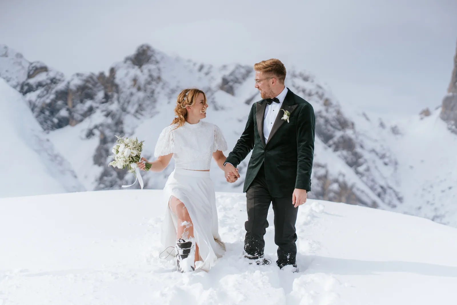 A Winter Wedding in Val Gardena