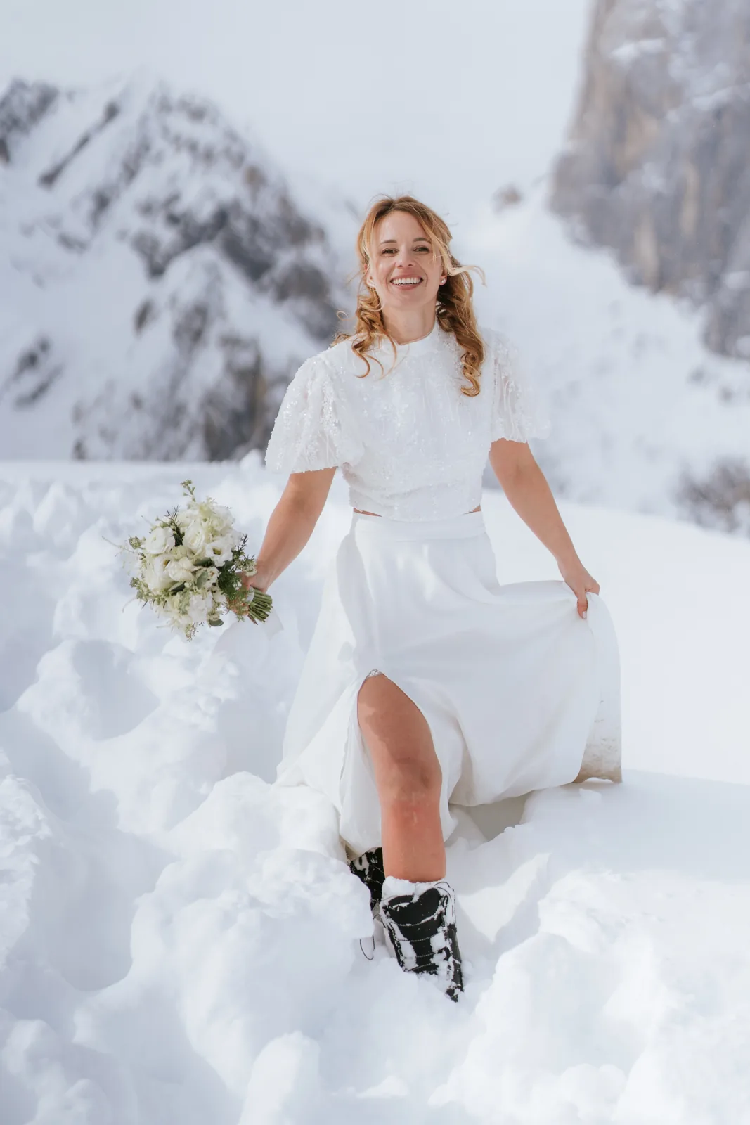 A Winter Wedding in Val Gardena
