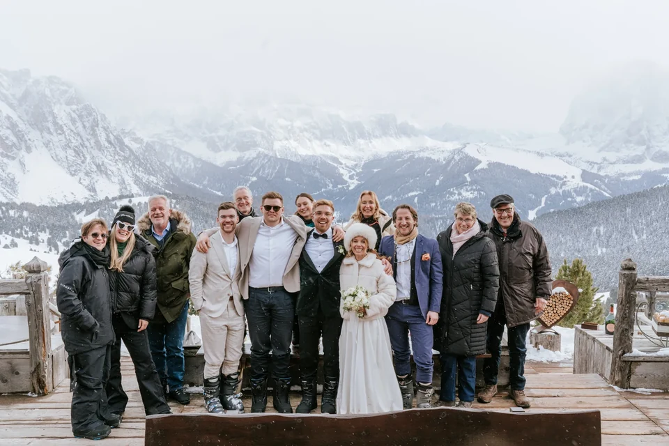 Winterhochzeit in Gröden