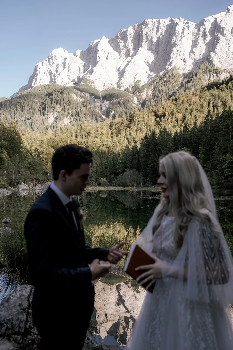 Intimate Lake Eibsee Elopement