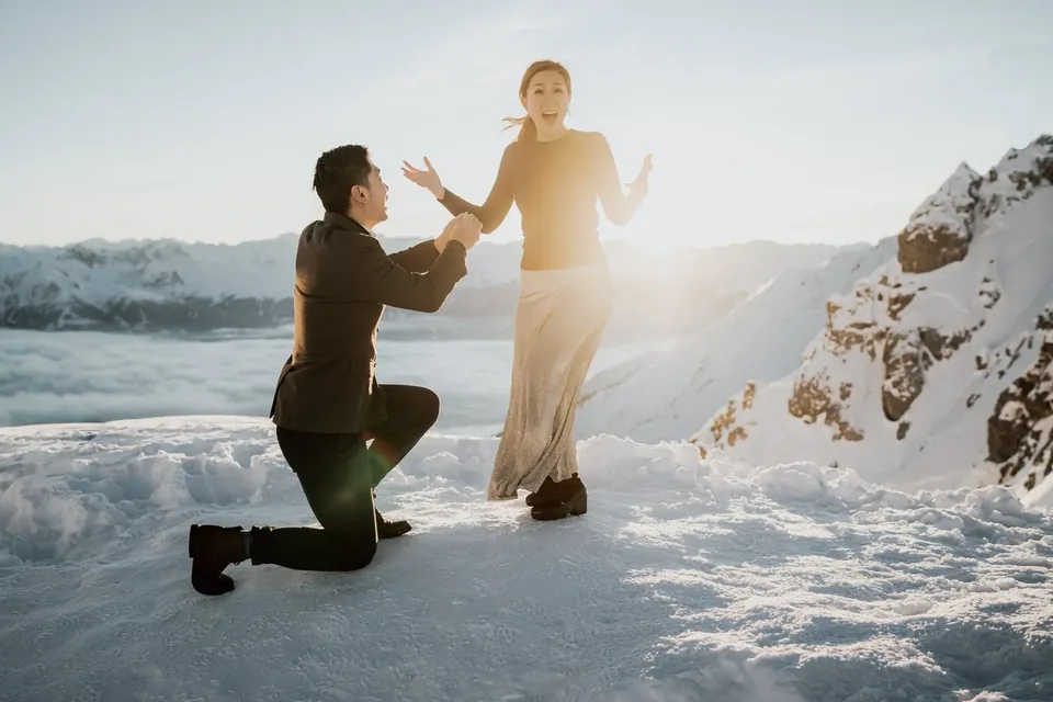 A Peak Proposal — Mountainous Engagement