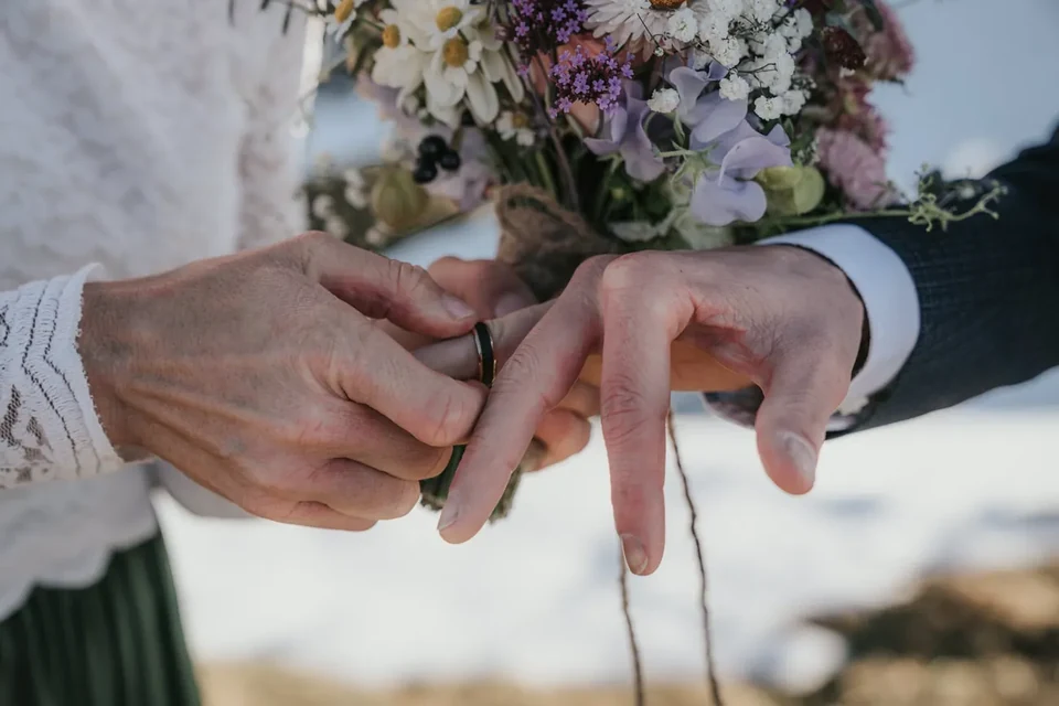 Boda oficial en la cima del Tirol