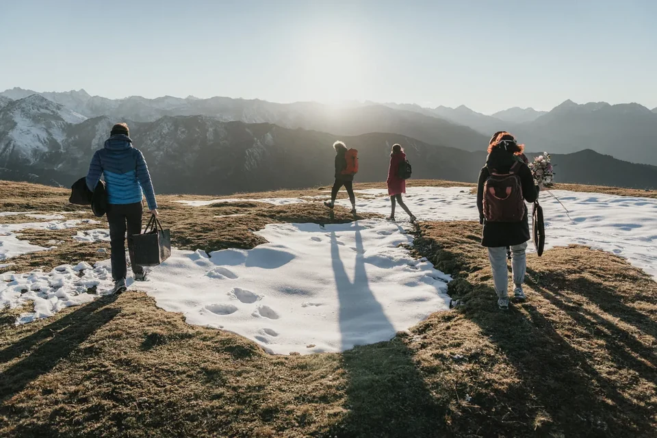 Boda oficial en la cima del Tirol