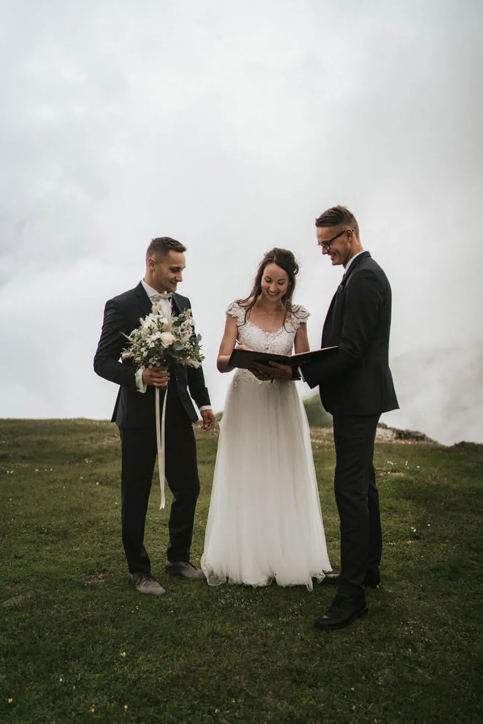Boda oficial en la cima del Tirol