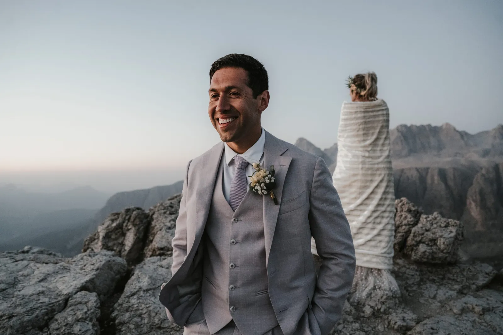 A Magical Sunrise Elopement in the Dolomites