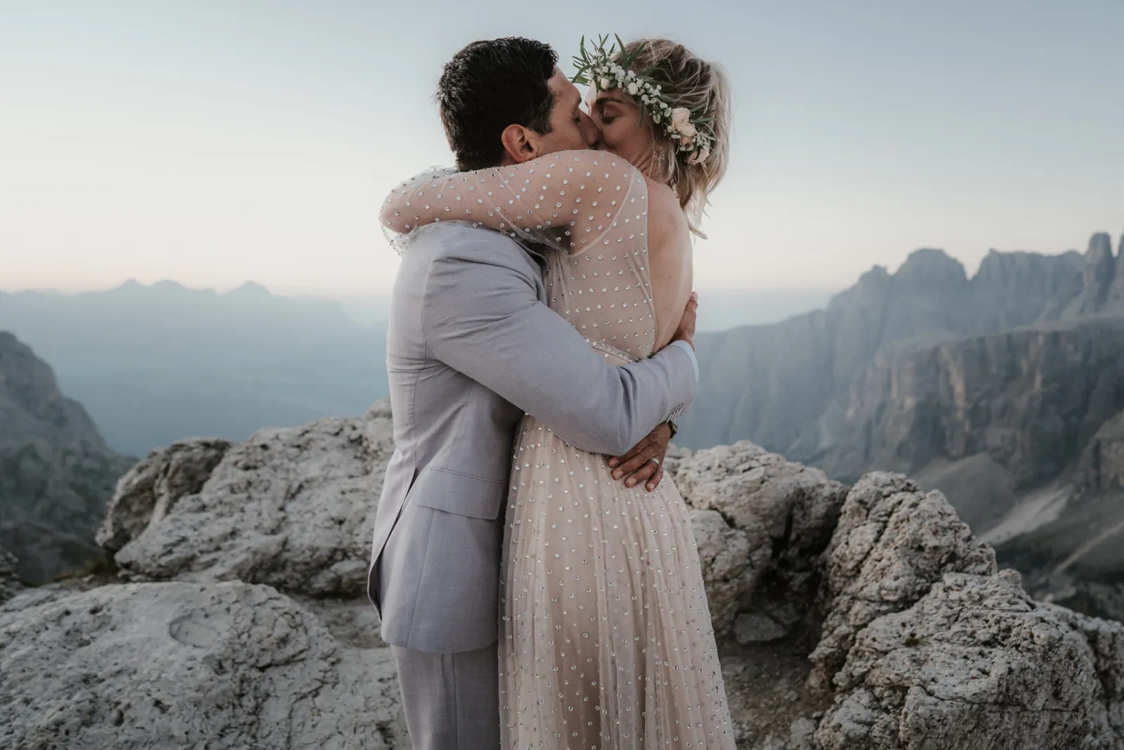 A Magical Sunrise Elopement in the Dolomites