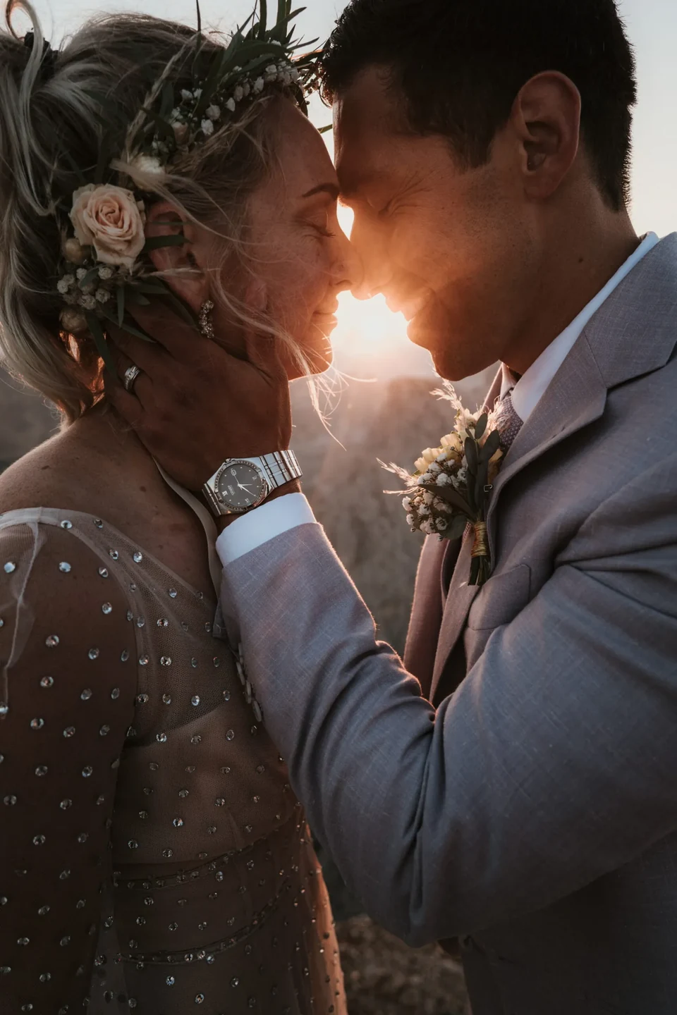 Eine magische Sonnenaufgangs-Hochzeit in den Dolomiten