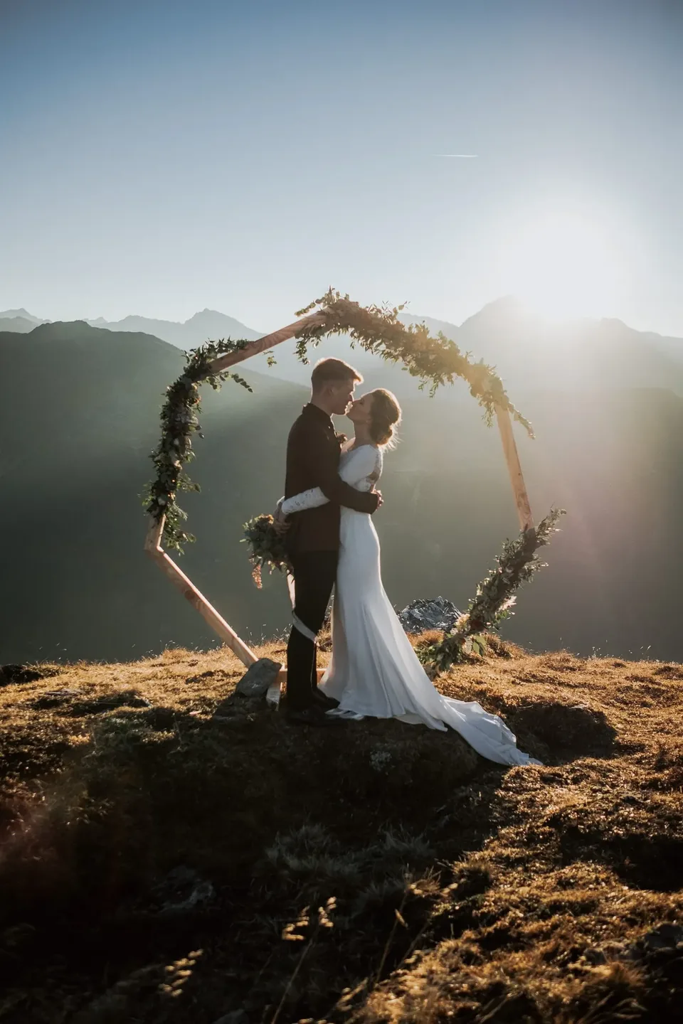 Mountain-Top Sunset Elopement