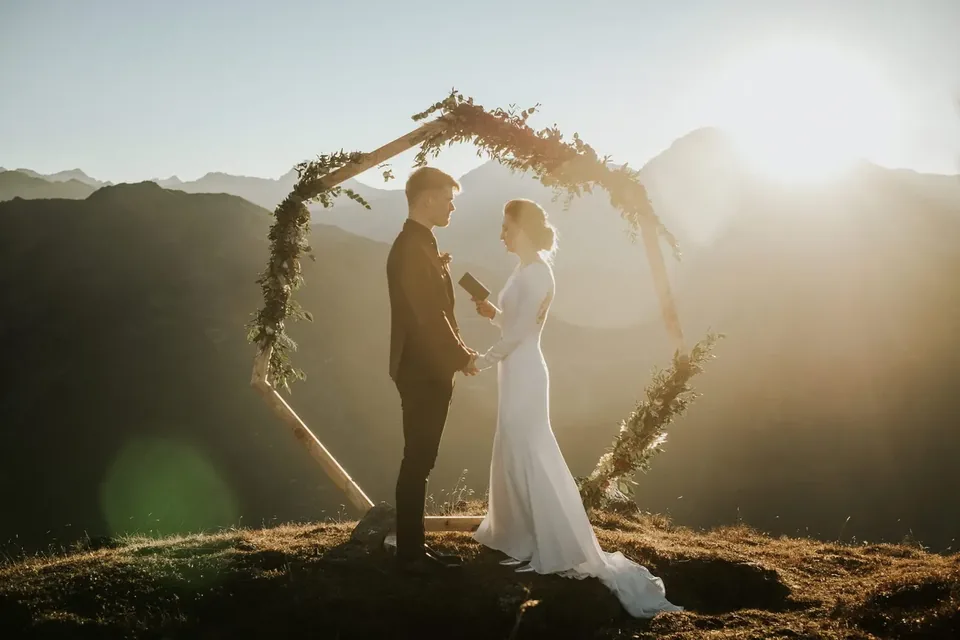 Mountain-Top Sunset Elopement