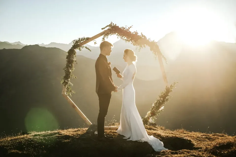 Mountain-Top Sunset Elopement
