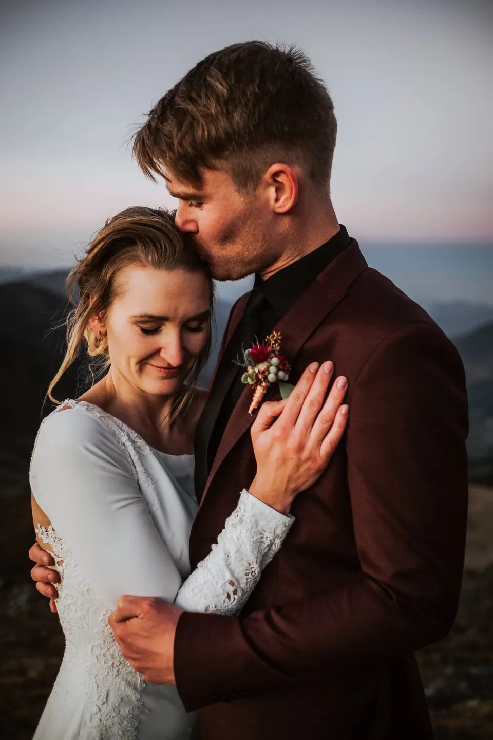 Mountain-Top Sunset Elopement