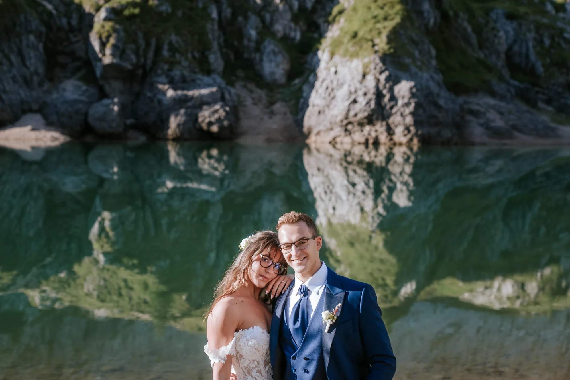 Ein Drei-Stopp-Helikopter-Elopement in den Dolomiten