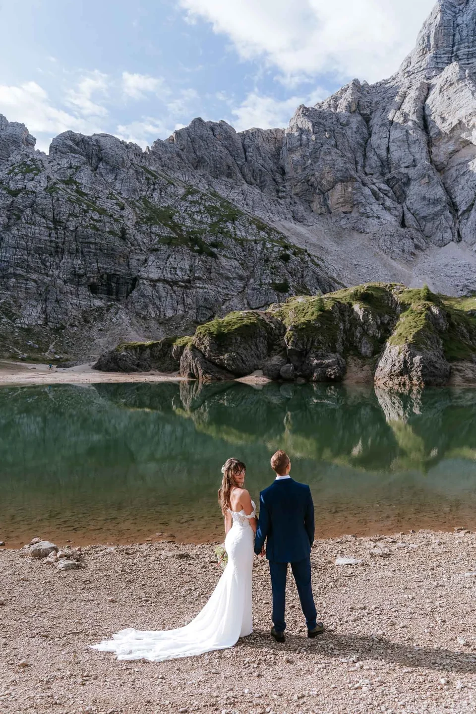 Ein Drei-Stopp-Helikopter-Elopement in den Dolomiten