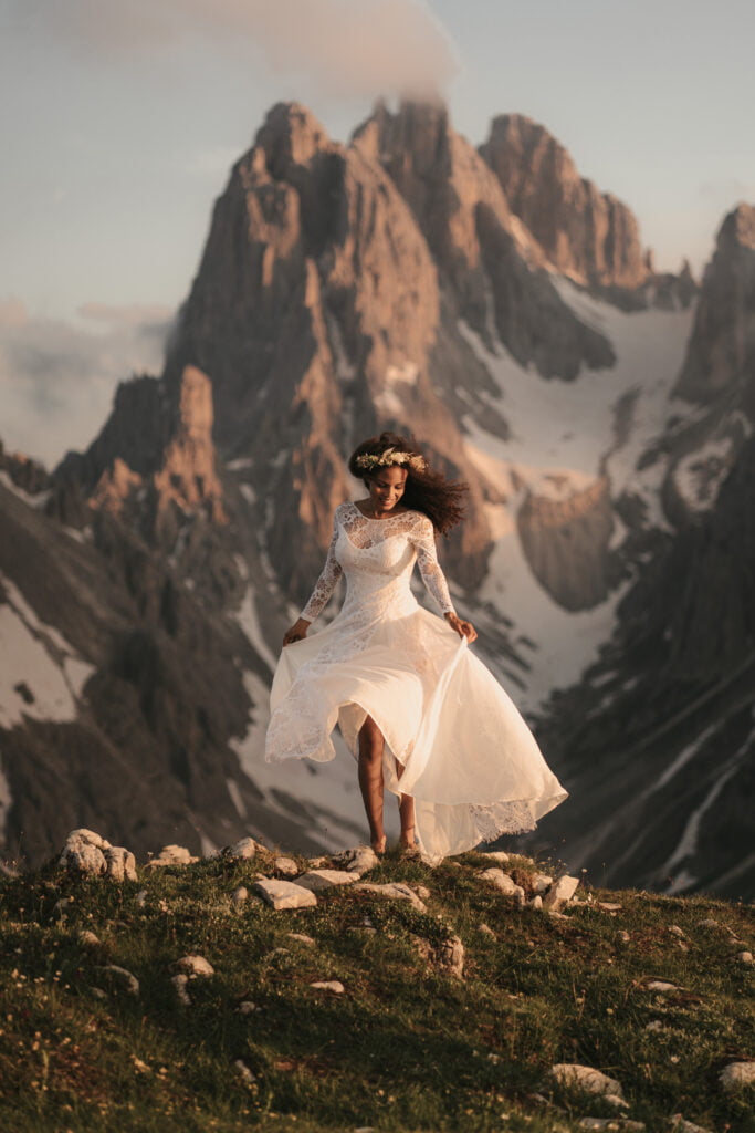 Dolomiten, Wedding, Bride, Elopement, Italy, Hochzeit