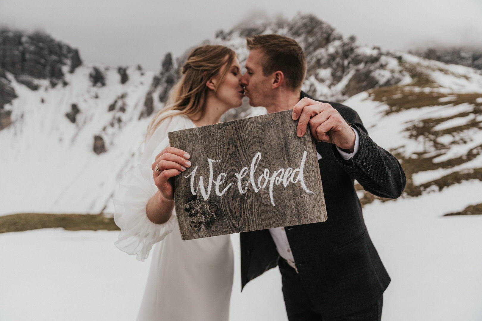 We Eloped, Wedding Time, Monaten Elopement, Berghochzeit