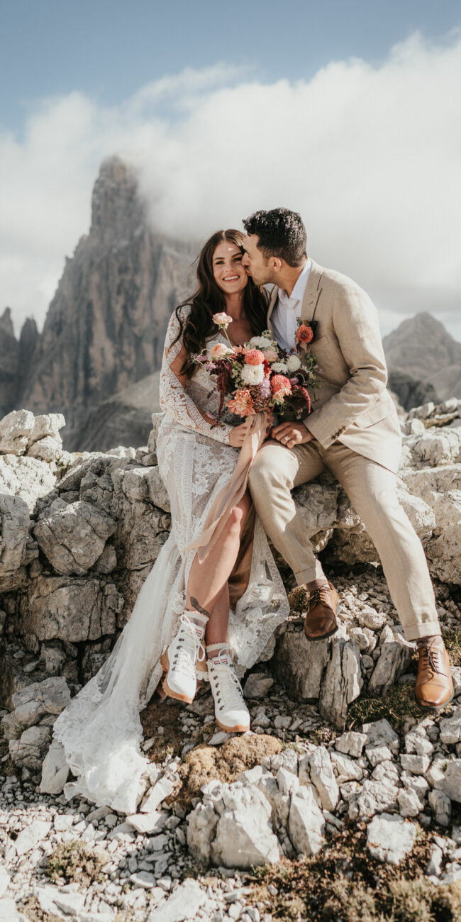 sunny day elopement lover